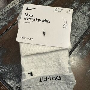 Nike White Performance Socks